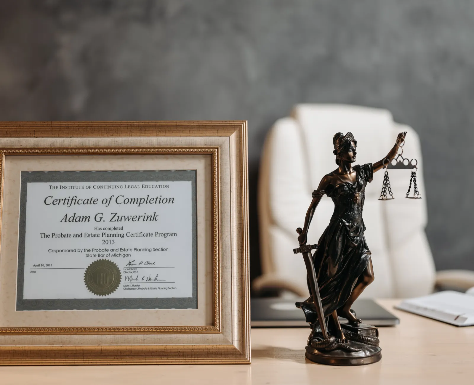 Certificado de finalización del taller